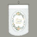 Heritage Lace Home Sweet Home Wall Hanging Pattern, White WH78W-1176